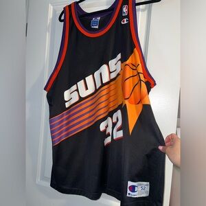 Champion Jersey Phoenix Suns Size XXL 52 NBA Retro Vintage Kidd Jersey